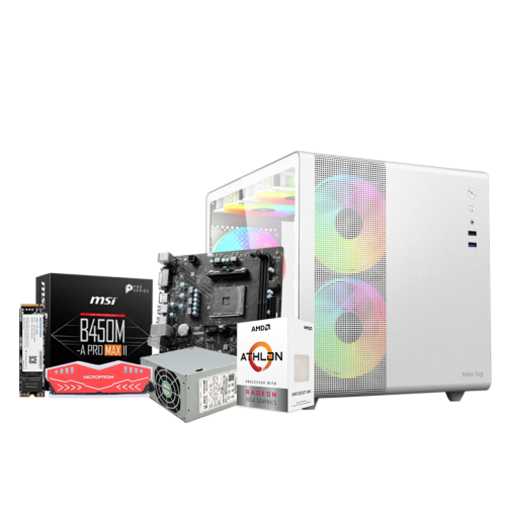 AMD Athlon 3000G Budget Desktop PC